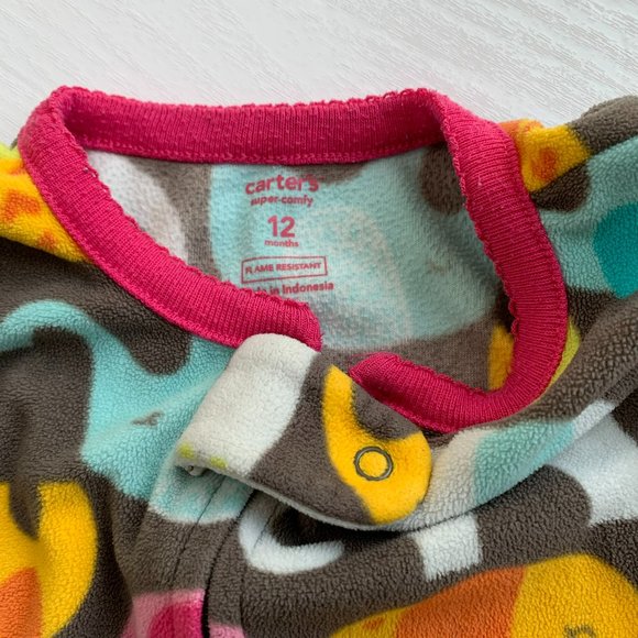 Carters Blanket Sleeper Size 12 Mos - Picture 4 of 4